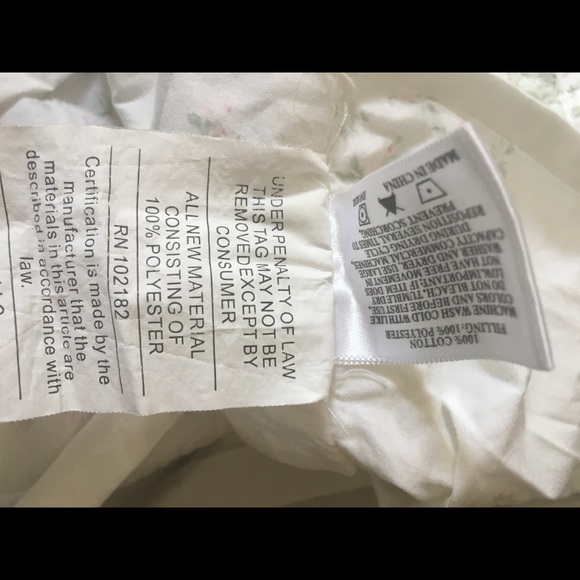 NW VINTAGE CHIC MINT PINK ROSES QUILT STD SHAM - Picture 8 of 8